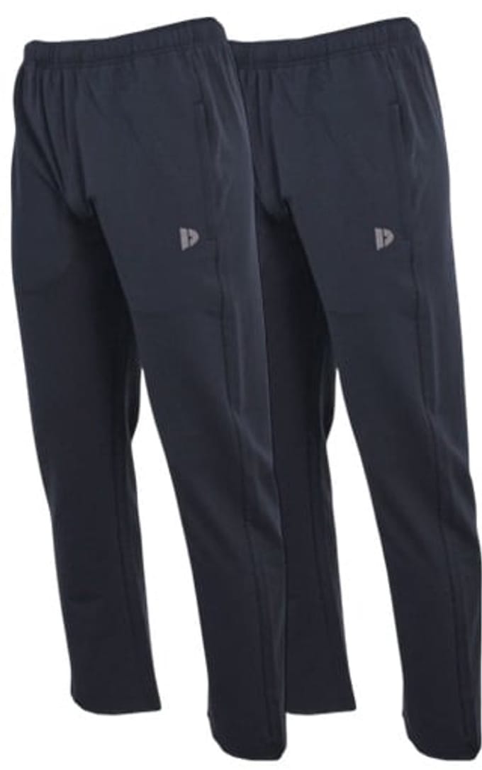 2-Pack Donnay - Stretch Joggingbroek (Jorge) - Sportbroek - Heren - Navy (010) - maat M