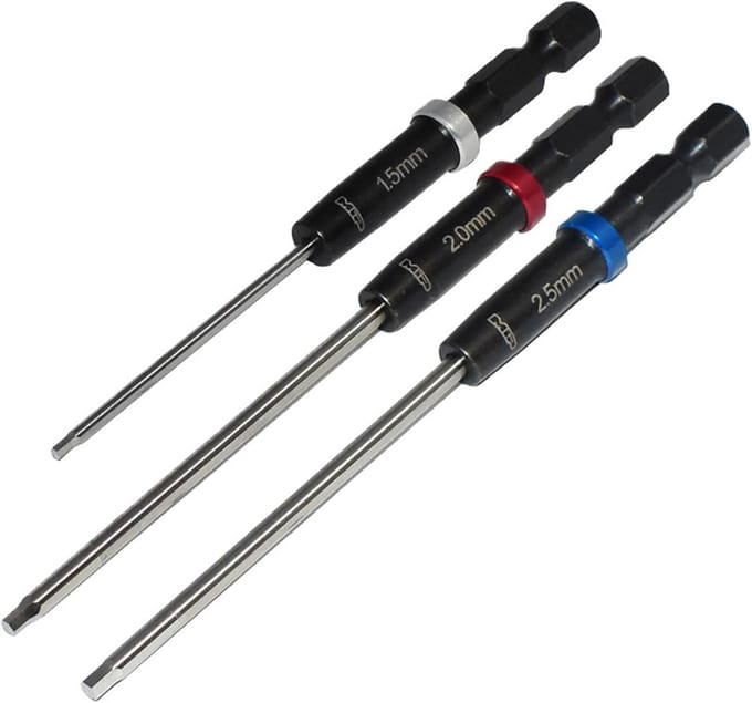 Inbussleutel Set 3 Delig Met Zeskant Bitjes 1.5mm 2mm 2.5mm
