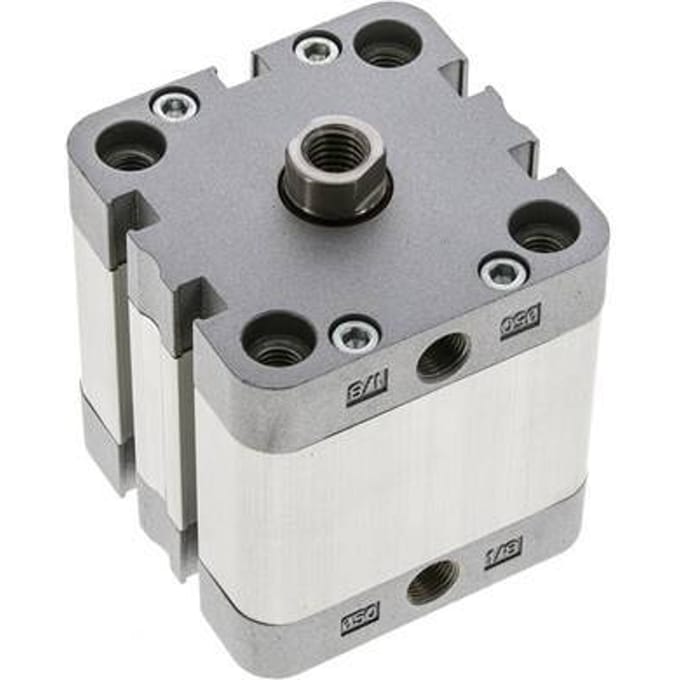 ISO 21287 Compacte Enkelwerkende Cilinder 50-25mm - Magnetisch