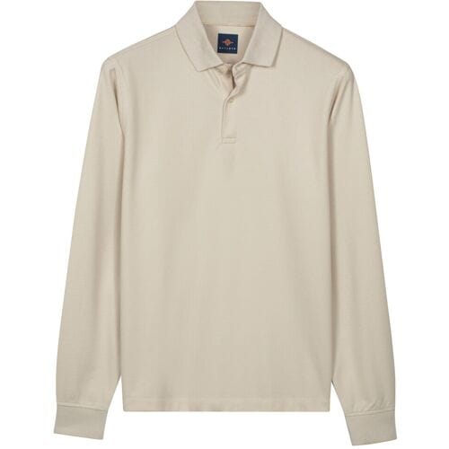 Baileys Polo Long Sleeve Subtle Two-Tone Shell / male