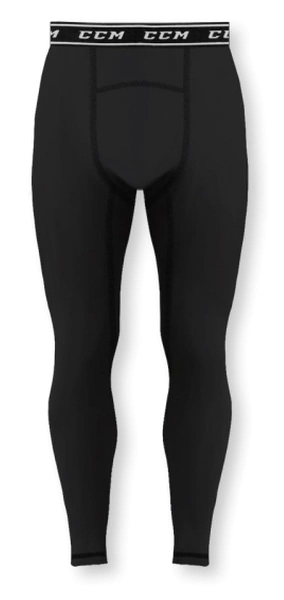CCM Thermobroek IJshockey - Lange Onderbroek - Kinderen - Compressie - Zwart - Maat S