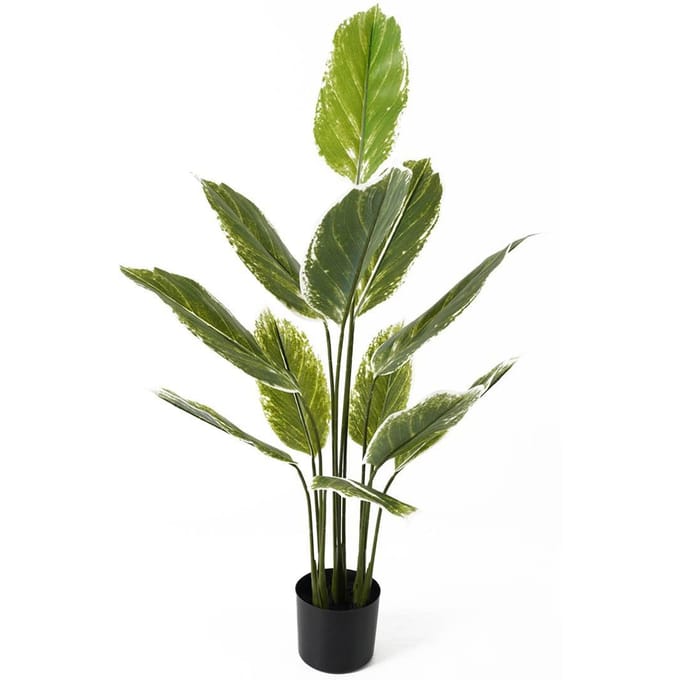 Present Time Kunstplant Calathea Large - Groen - 70x70x116cm - Modern