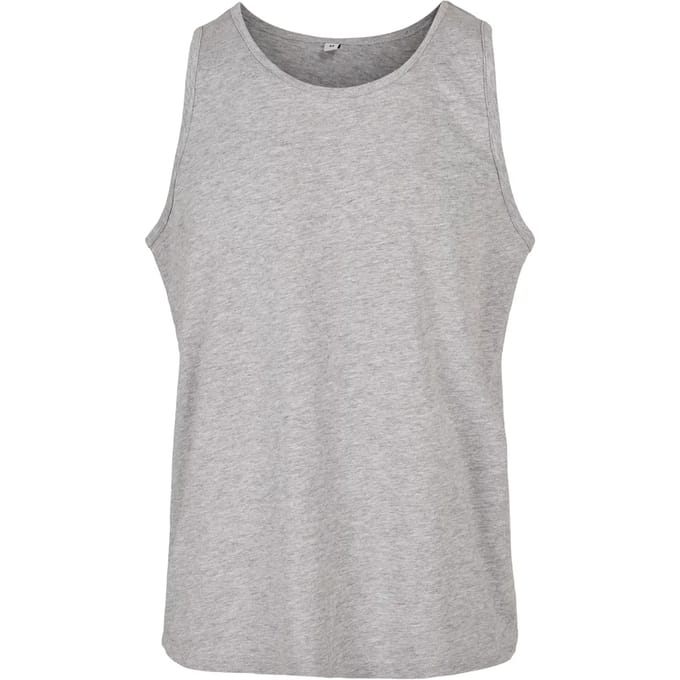 Build your Brand Basic Tank BYBB011 - Heather Grey - XS