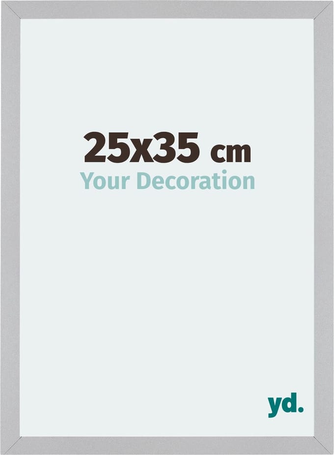 Your Decoration - Fotolijst 25x35 cm - MDF - Zilver Mat - Mura