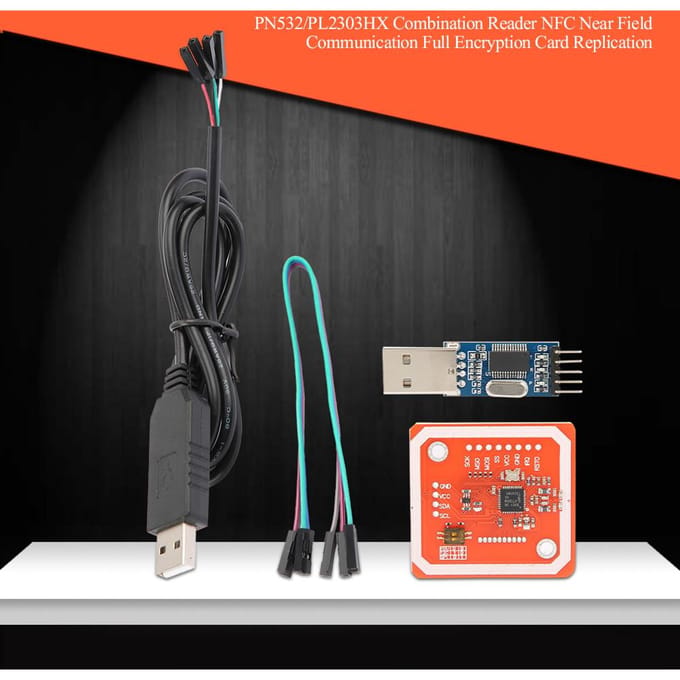 PN532PL2303HX Combinatielezer NFC Near Field Communication Volledige Versleuteling Kaartreplicatie gray