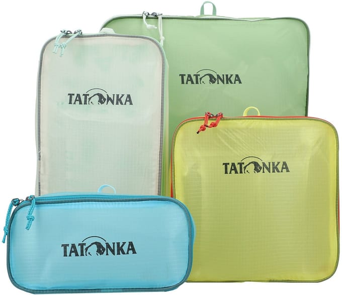 TATONKA Utensil zak SQZY Zip Bag Set Assorted Lichtblauw