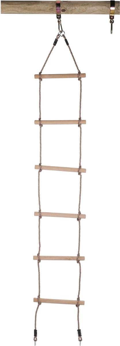 Swing King Touwladder 250 Cm Hout Lichtbruin