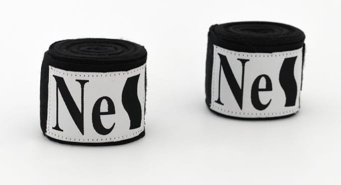 Nes Boksbandage - boxing handwraps- Boks Wraps - Boksbandages - Kickboks bandage - zwart - 2,75 meter