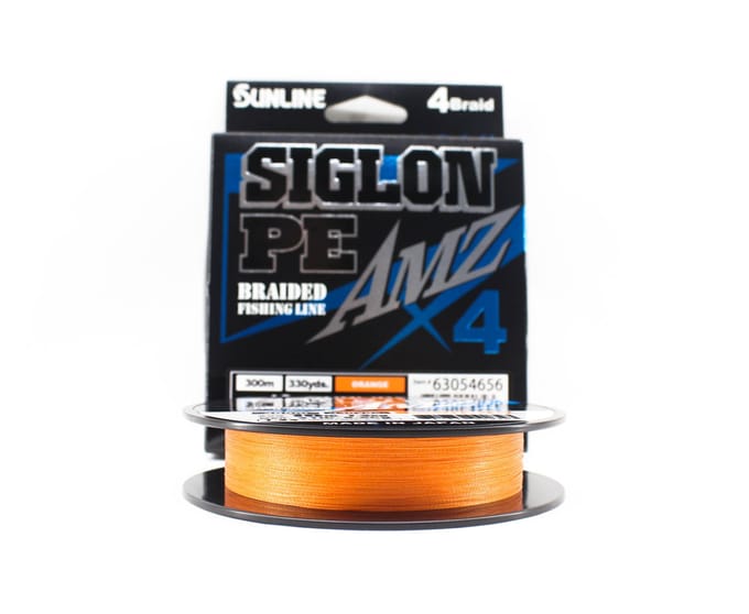 Sunline PE Line X4 Siglon AMZ 300M PE 1.2 16LB Orange (0343) orange