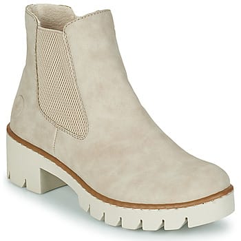 Rieker Chelsea boots beige Synthetisch 182202 - Dames - Maat 37