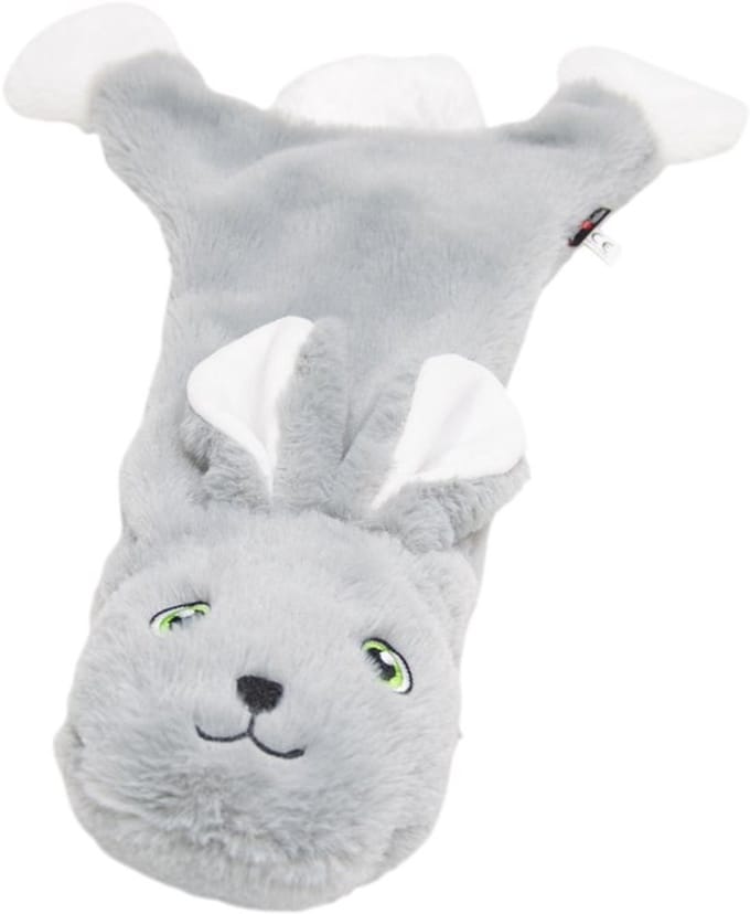Jack and Vanilla Hondenspeelgoed - Flatties Knuffel Konijn - Maat M: 45 cm