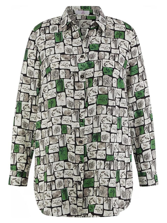 Blouse lange mouwen Van Emilia Lay zwart