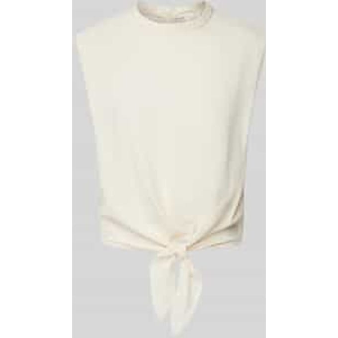 Regular fit blousetop met knoopdetail, model 'IDEALE'