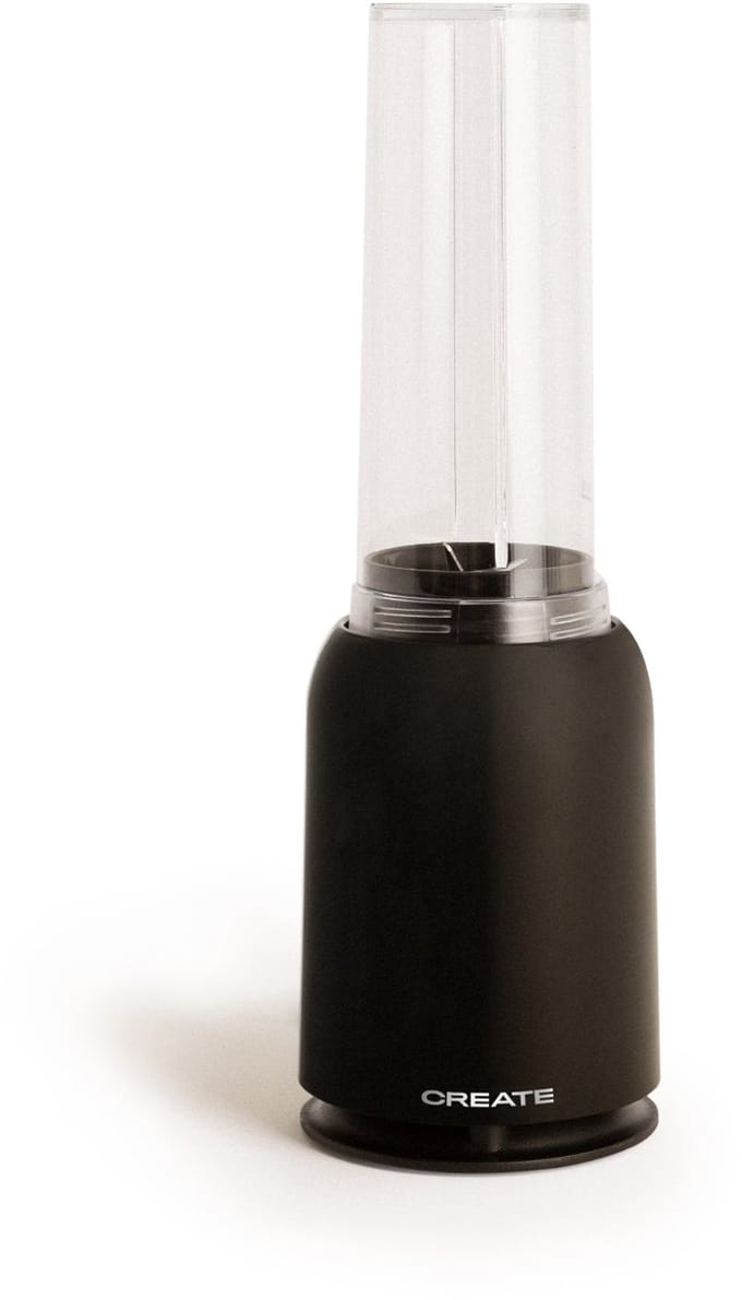 CREATE - Draagbare glazen blender - Zwart - MOI STUDIO