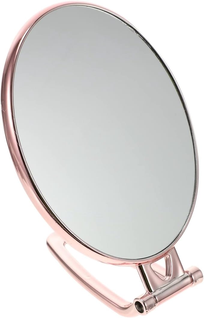 Make-up Spiegel - Kaptafel Spiegel - Dagelijkse Verzorging - Dubbelzijdig 3x Vergroting - Compact Formaat - Zoals Getoond