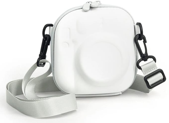 EtuiTab - Fujifilm Instax Case - Wit - Schouderriem - Sneltoegang