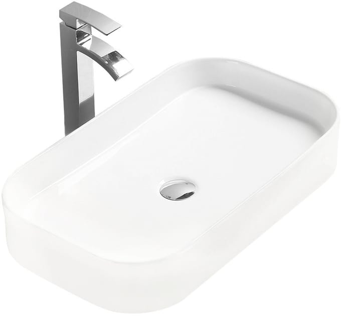 Mexen Alessia opbouw wastafel 75 x 38 cm, wit - 21577500