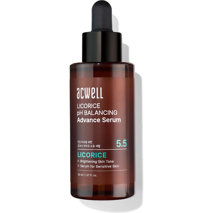 Acwell, Licorice pH Balancing Advanced Serum, 1,01 fl oz (30 ml) black