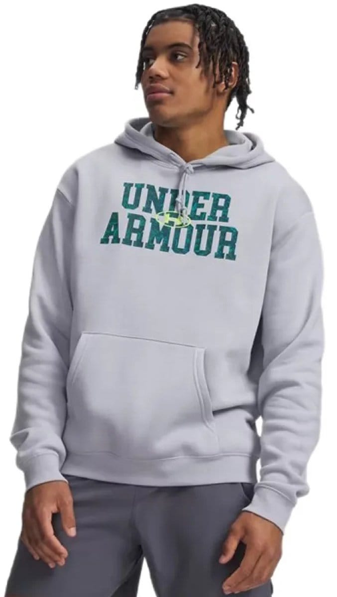 Under Armour Rival Fleece Camo Fill Hoodie Grijs S / Regular Man