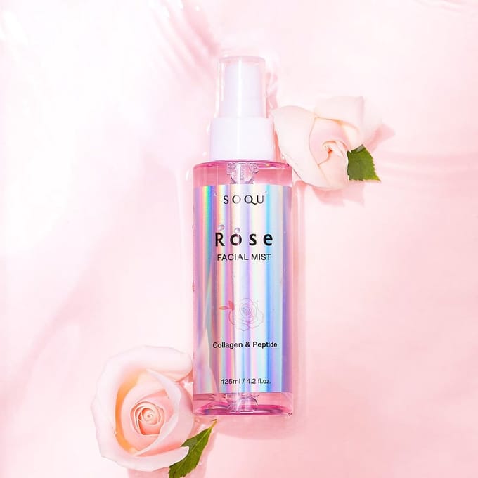 Soqu gezichtsspray met rozenextract 125 ml