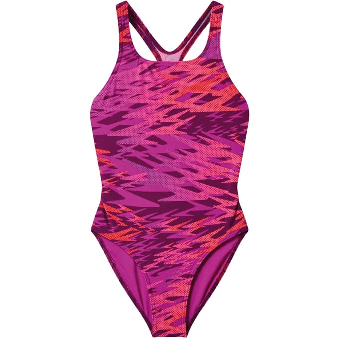 Speedo Hyperboom Allover Print Medalist Badpak Meisjes