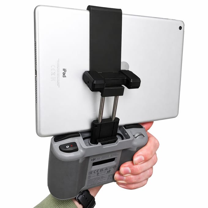 Alvora tablet houder geschikt voor DJI Mavic Air 2 controller - Verstelbare adapter voor 10 inch tablet - Tabletklem - Zwart