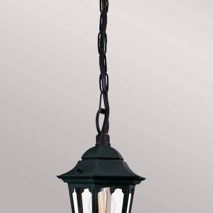Elstead Lighting LED Buiten Hanglamp Parish | 1X E27 Max 60W | IP44 | Dimbaar | Black