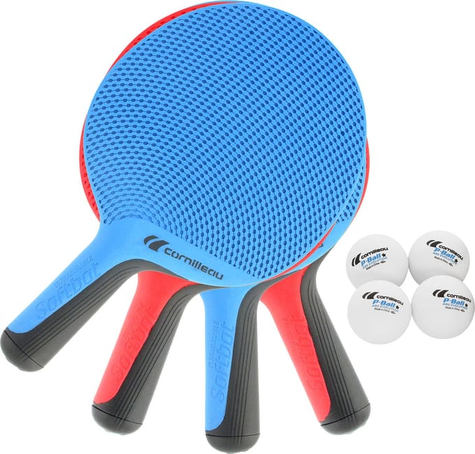Tafeltennis batset Cornilleau Softbat 4 stuks