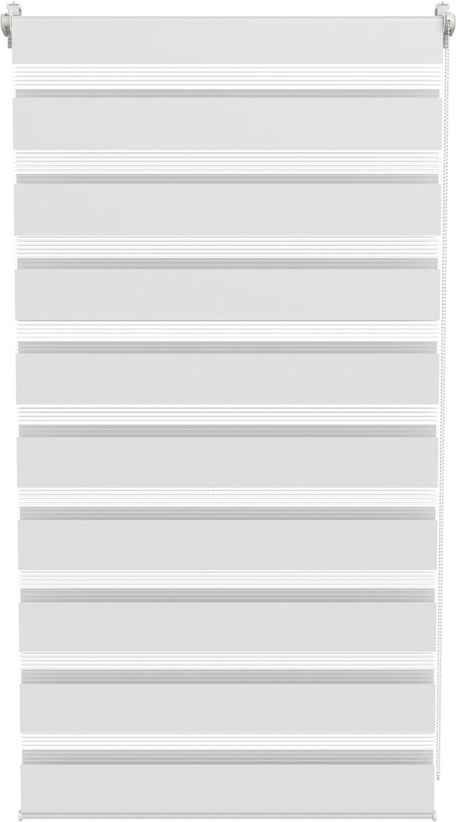 ACXIN Zebra Rollo Klemmfix - Zonder Boren - Lichtdoorlatend en Verduisterend - 70x120cm Wit