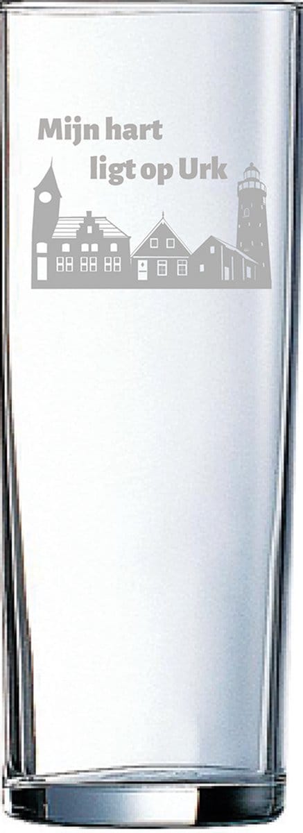 Gegraveerde longdrinkglas 31cl Urk