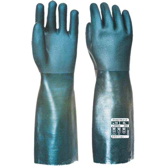 Dubbel Gedompelde PVC-handschoen 45 cm