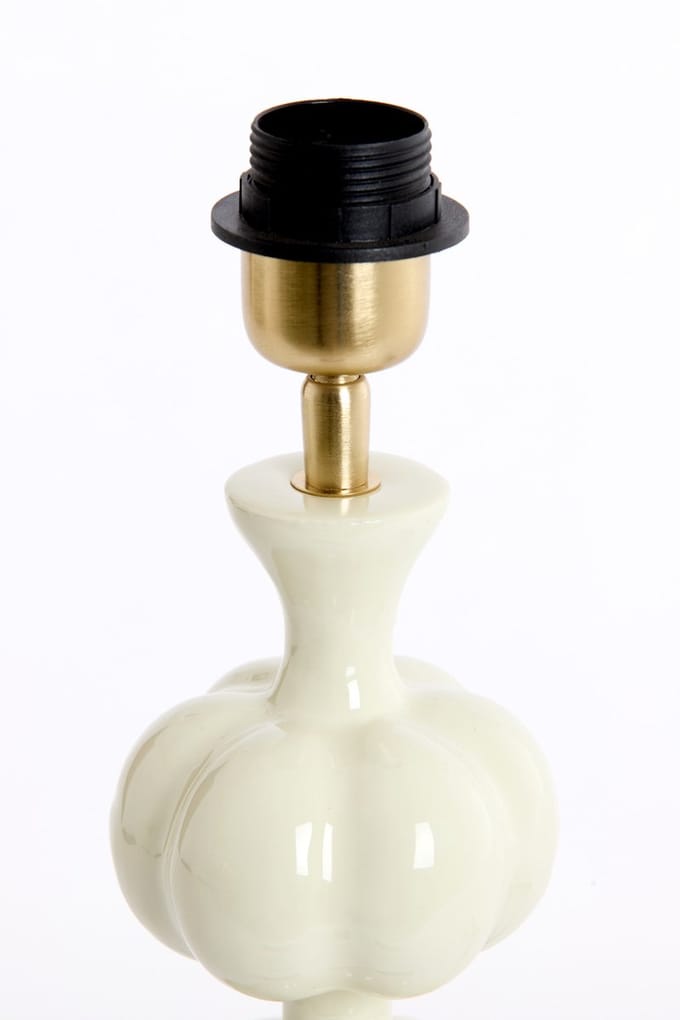 Tafellamp - beige - Caldas - metaal - losse armatuur - E27 - 1741913 - Light & Living