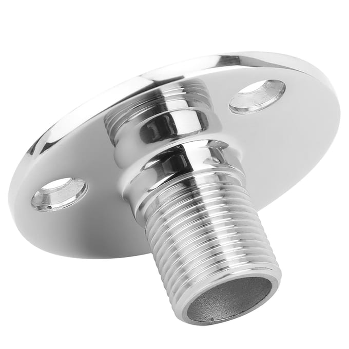 Marine Antenne Basis Montage 316 roestvrij staal Schroefdraad Antenne Basis Boot Accessoires gray