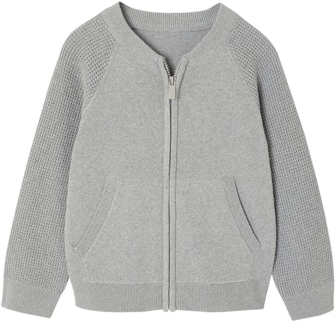 Vertbaudet Teddy vestje voor jongens met lange mouwen