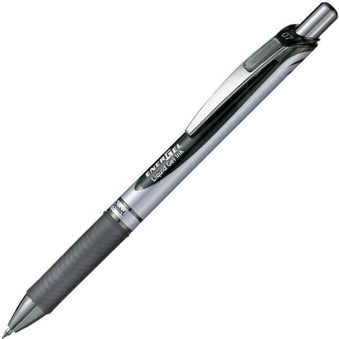 Gelschrijver Pentel BL77 Energel medium zwart