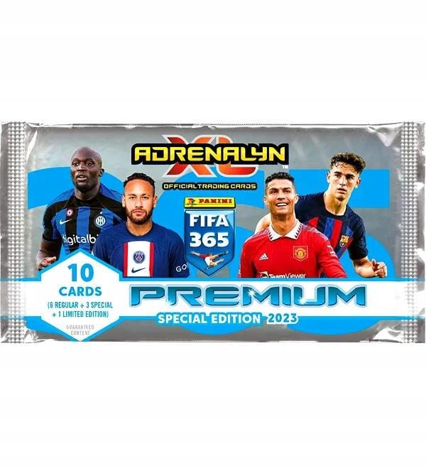 Fifa 365 2023 adrenalyn premium zakje 10 voetbal kaarten kaart limited