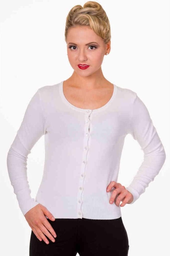 Dancing Days - Getaway Cardigan - S - Wit