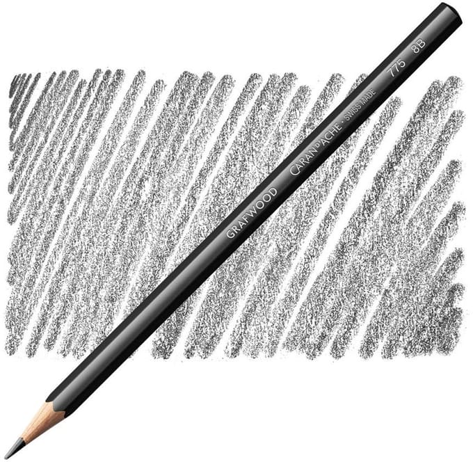 Caran D'ache - Grafwood Artist Grafietpotlood Extra fine - 8B