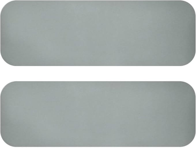 Loopbandmat - Onderlegger Trainingsmat - Fitness Thuis - Trillingsdempend - 80x25 cm - Grijs