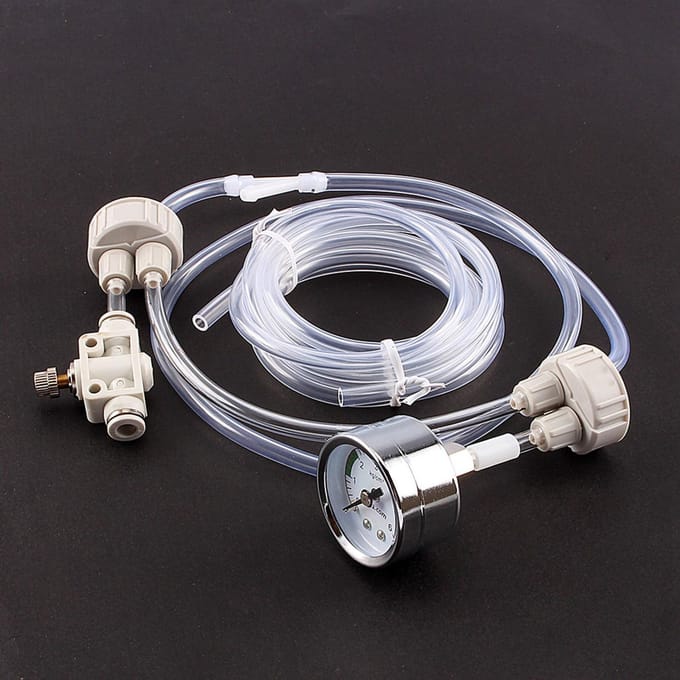 CO2 Generator Kit Aquarium Waterplanten DIY CO2 Generatiesysteem Kit gray