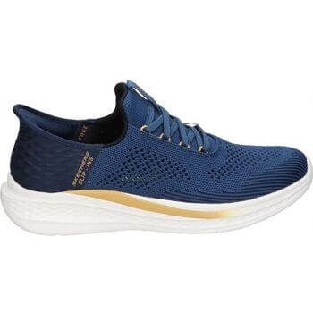 Skechers-instappers: Slade - Quinto, Heren blauwe Sneakers 44 blauw