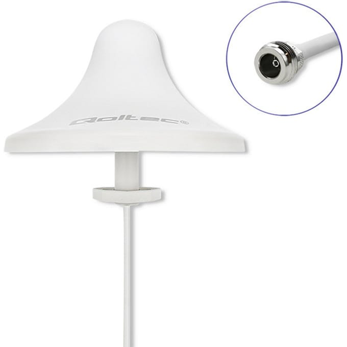 Qoltec Wi-Fi 2.4/2.5 GHz omnidirectionele antenne |   5dBi |   Intern