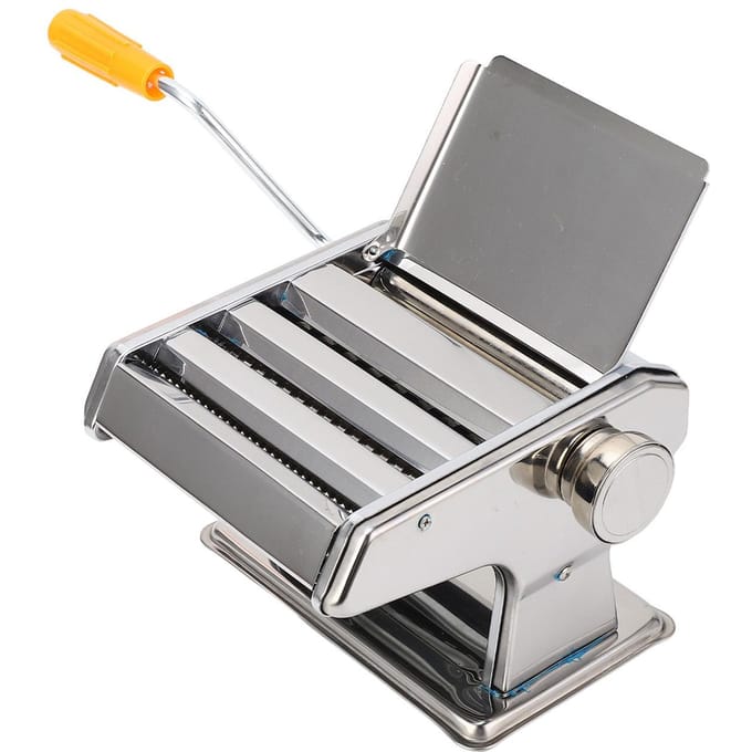 Machine à pâtes manuelle en acier inoxydable, presse à pâte à pâtes pour usage domestique blanc
