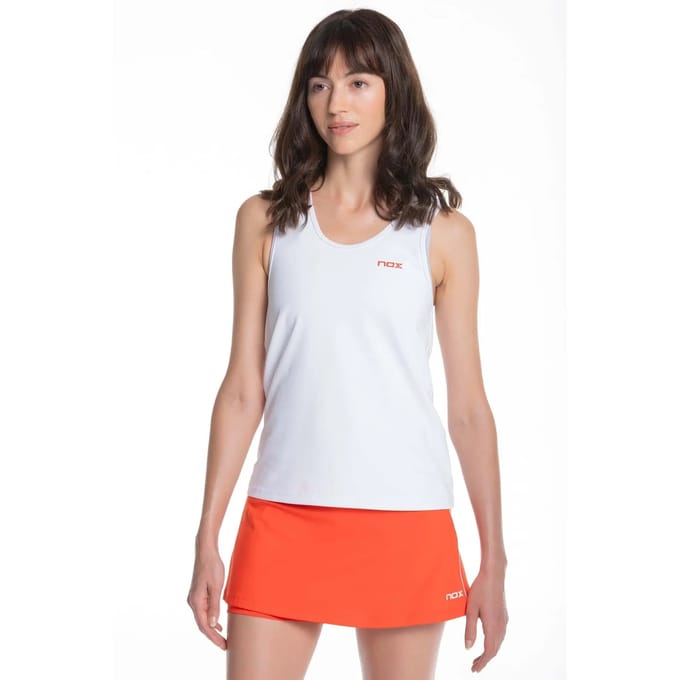 Nox Team Fit Mouwloos T-shirt Wit L Vrouw