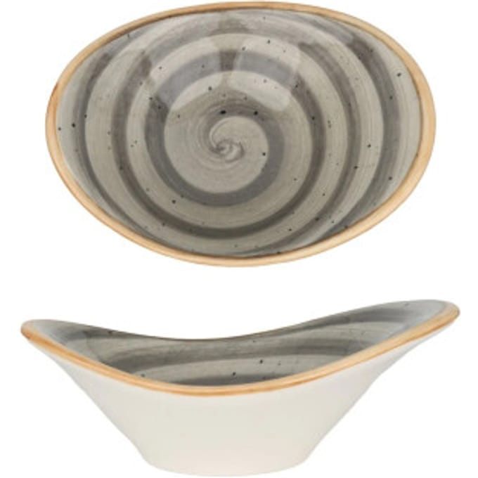 Bonna Serveerschaal - Aura Space - Porselein - 10 cm (45cc) - set van 2