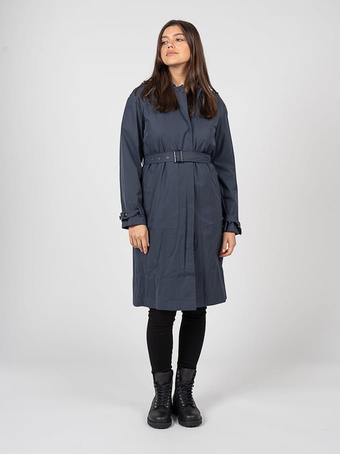 Geox Trenchcoat Elidia Vrouw blauw