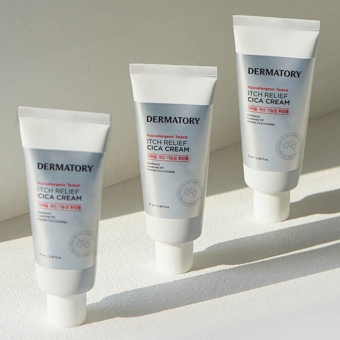 [DERMATORY] Itch Relief Cica Cream 70ml white