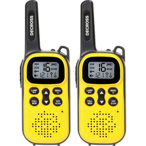 DECROSS DC43 Gelb 2er-Set DC4311100002000 PMR-portofoon