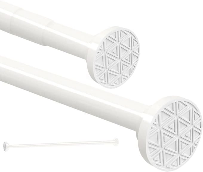 HEZIVO® Douchestang Uitschuifbaar - Douchegordijnstang Verstelbaar - Klemstang Universeel - 50-200 cm