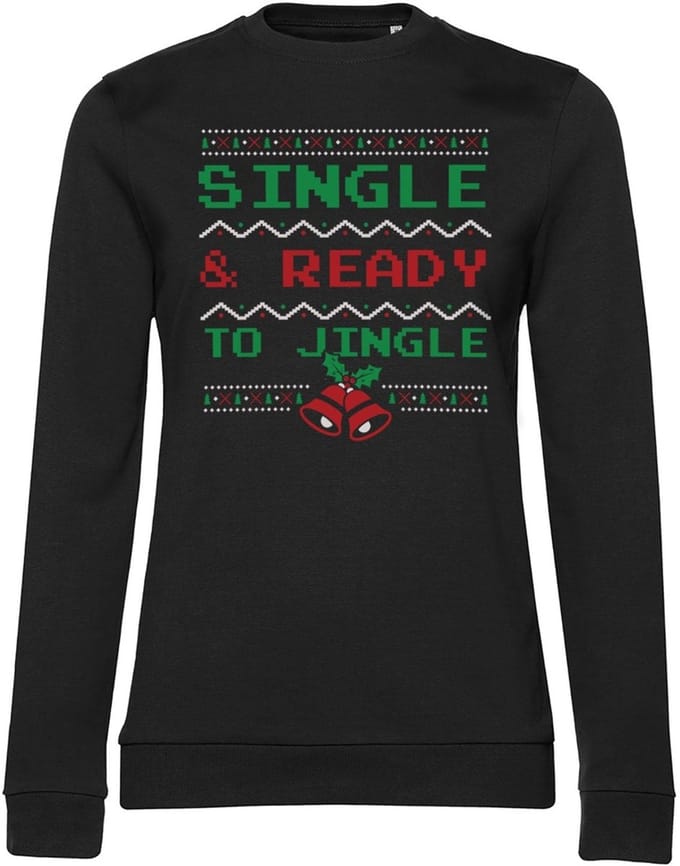 Hybris Dames Single Ready To Jingle Girly-sweatshirt SH-53-16086-H71-13